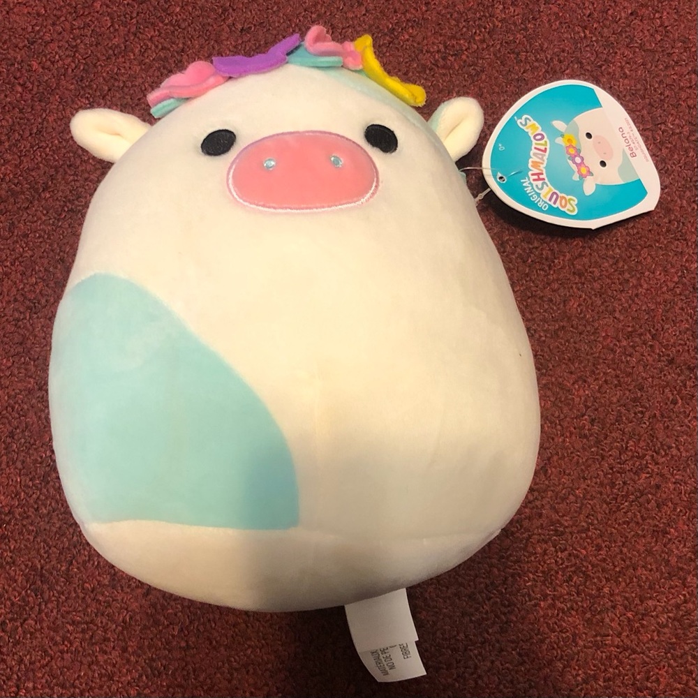 Squishmallows Belana the Cow 7" Stuffed Plush